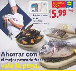 Lidl Bacalao al punto de sal oferta