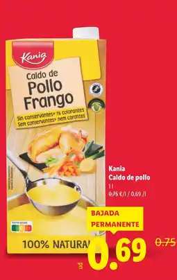 Lidl KANIA Caldo de pollo oferta