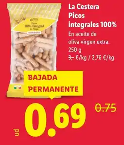 Lidl LA CESTERA Picos integrales 100% oferta