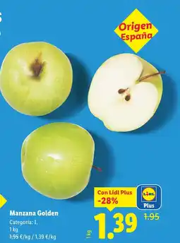 Lidl Manzana Golden oferta