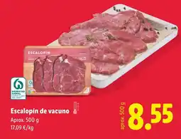 Lidl Escalopín de vacuno oferta
