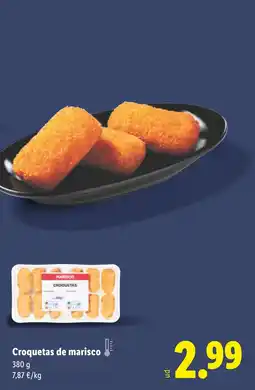 Lidl Croquetas de marisco oferta