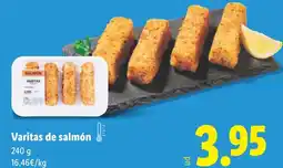 Lidl Varitas de salmón oferta