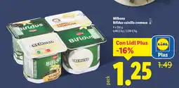 Lidl MILBONA Bífidus vainilla cremoso oferta