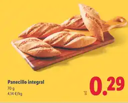 Lidl Panecillo integral oferta