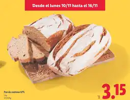 Lidl Pan de centeno 67% oferta