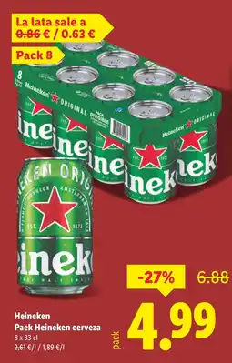 Lidl HEINEKEN Pack Heineken cerveza oferta