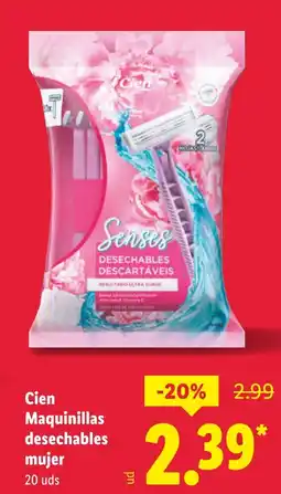 Lidl CIEN Maquinillas desechables mujer oferta