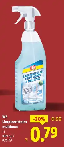 Lidl W5 Limpiacristales multiusos oferta