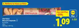Lidl Chef Select Masa para empanada oferta
