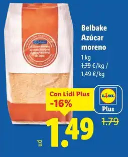 Lidl BELBAKE Azúcar moreno oferta