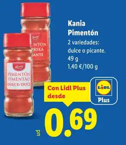 Lidl KANIA Pimentón oferta