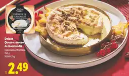 Lidl DELUXE Queso cremoso de Normandía oferta