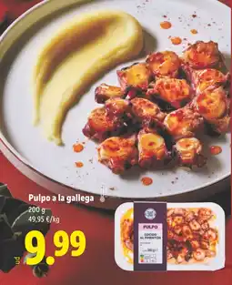 Lidl DELUXE Pulpo a la gallega 200 oferta