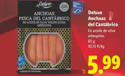 Lidl DELUXE Anchoas del Cantábrico oferta