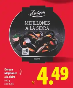 Lidl DELUXE Mejillones a la sidra oferta