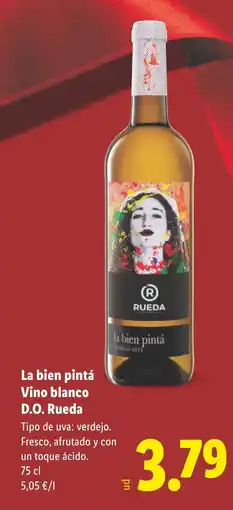 Lidl la bien pintá D.O. Rueda oferta