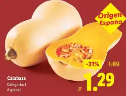 Lidl Calabaza oferta