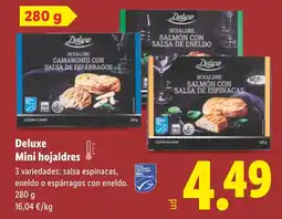 Lidl DELUXE Mini hojaldres oferta