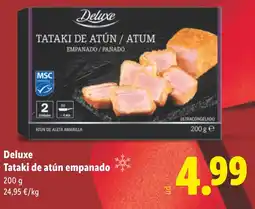 Lidl DELUXE Tataki de atún empanado oferta