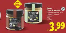 Lidl DELUXE Crema de pistachos oferta