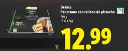 Lidl DELUXE Panettone con relleno de pistacho oferta