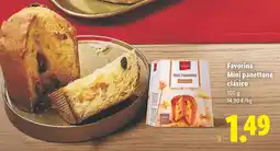 Lidl FAVORINA Mini panettone clásico oferta