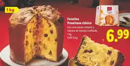 Lidl FAVORINA Panettone clásico oferta