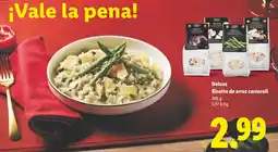 Lidl DELUXE Risotto de arroz carnaroli oferta