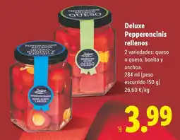 Lidl DELUXE Pepperoncinis rellenos oferta