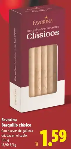 Lidl FAVORINA Barquillos tradicionales oferta