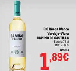 Makro CAMINO DE CASTILLA D.O Rueda Blanco Verdejo-Viura oferta
