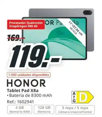 HONOR Tablet Pad X8a