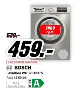 MediaMarkt BOSCH Lavadora WUU28T8XES oferta