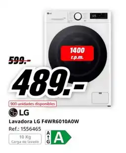 MediaMarkt LG Lavadora LG F4WR6010A0W oferta