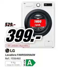MediaMarkt LG Lavadora F4WR5009A6W oferta