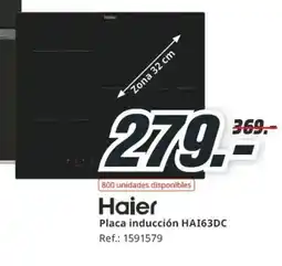 MediaMarkt HAIER Placa inducción HAI63DC oferta