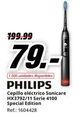 MediaMarkt PHILIPS Cepillo eléctrico Sonicare HX3792/11 Serie 4100 Special Edition oferta