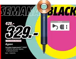 MediaMarkt DYSON Secador Supersonic™ HD07 oferta