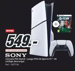 MediaMarkt SONY Consola PS5 Stand + Juego PS5 EA Sports FC™ 26 oferta