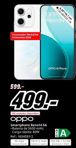 MediaMarkt OPPO Smartphone Reno14 5G oferta