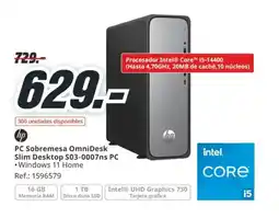 MediaMarkt HP PC Sobremesa OmniDesk Slim Desktop S03-0007ns PC oferta