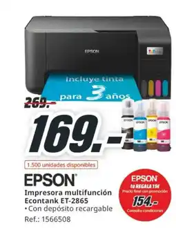 MediaMarkt EPSON Impresora multifunción Econtank ET-2865 oferta