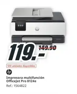 MediaMarkt HP Impresora multifunción OfficeJet Pro 8124e oferta