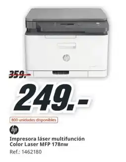 MediaMarkt HP Impresora láser multifunción Color Laser MFP 178nw oferta