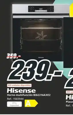 MediaMarkt HISENSE Horno multifunción BI62216AXE2 oferta