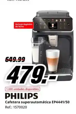 MediaMarkt PHILIPS Cafetera superautomática EP4441/50 oferta