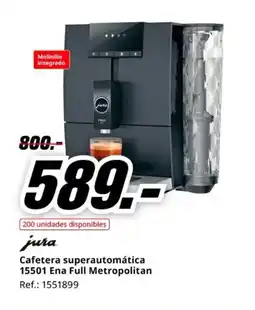 MediaMarkt JURA Cafetera superautomática 15501 Ena Full Metropolitan oferta