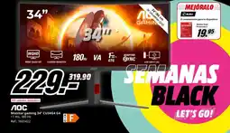 MediaMarkt AOC Monitor gaming 34" CU34G4 G4 oferta