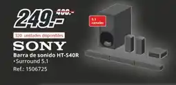 MediaMarkt SONY Barra de sonido HT-S40R oferta